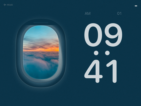 MD Clock - Time Clock Widget iPad app afbeelding 6