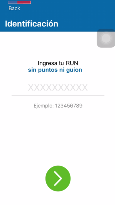 Registro e Identidad Screenshot