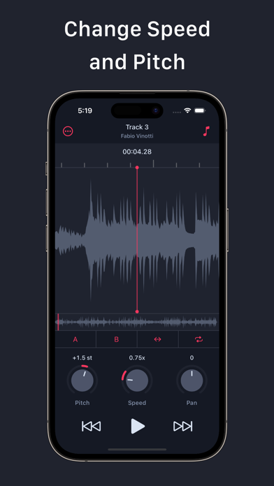 AudioTweak - Transcribe Music Screenshot