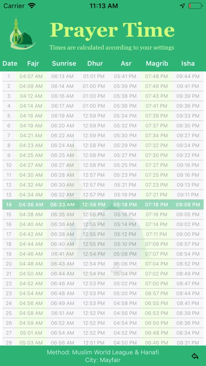 Arabic Calendar screenshot-5