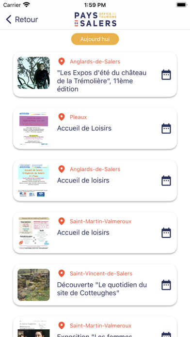 Pays de Salers Tourisme Screenshot
