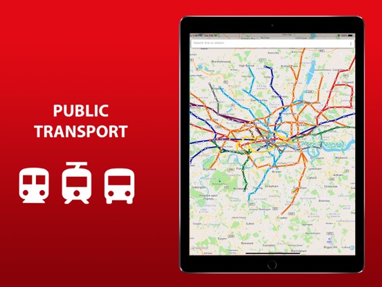 公共交通機関の地図ロンドンのおすすめ画像1