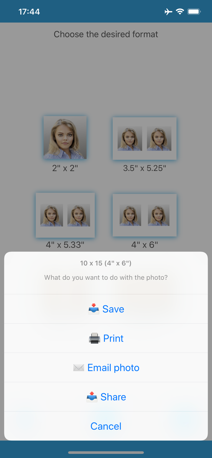 Biometric Passport Photo screenshot 3