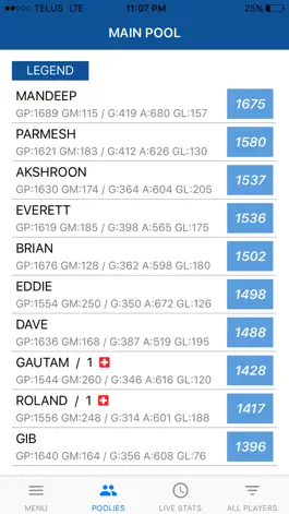 Game screenshot Pool Buddy - Fantasy Hockey apk