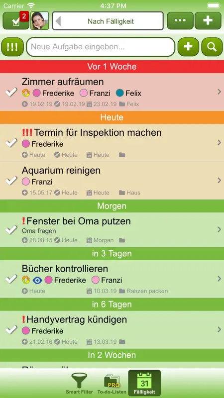 FAMANICE – Familienkalender screenshot 6 of 10