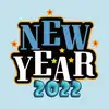 New Year 2022 Eve Stickers delete, cancel
