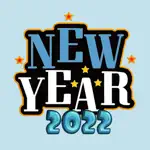 New Year 2022 Eve Stickers App Contact