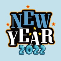 New Year 2022 Eve Stickers logo