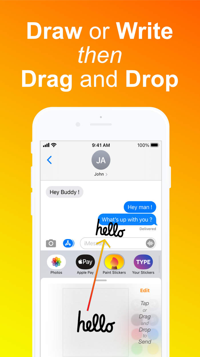 Draw Stickers for iMessage Now