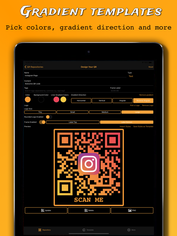 Screenshot #4 pour QR Code Generator Plus