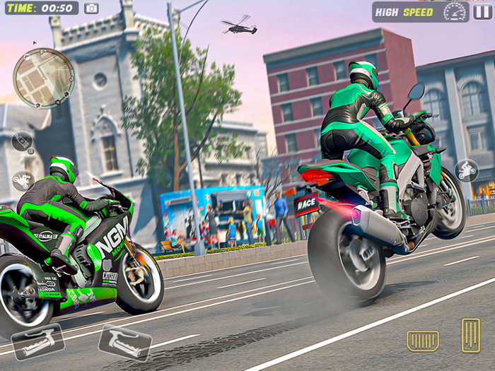 Bike Driving City Racing Games