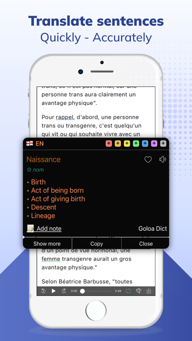 Todaii: Learn French by News Screenshot