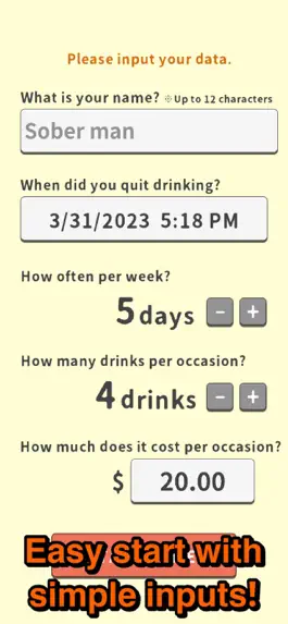 Game screenshot Sober Man - Quit Drinking apk