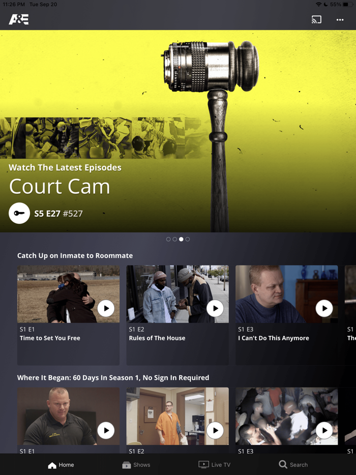 AandE TV Shows That Matter