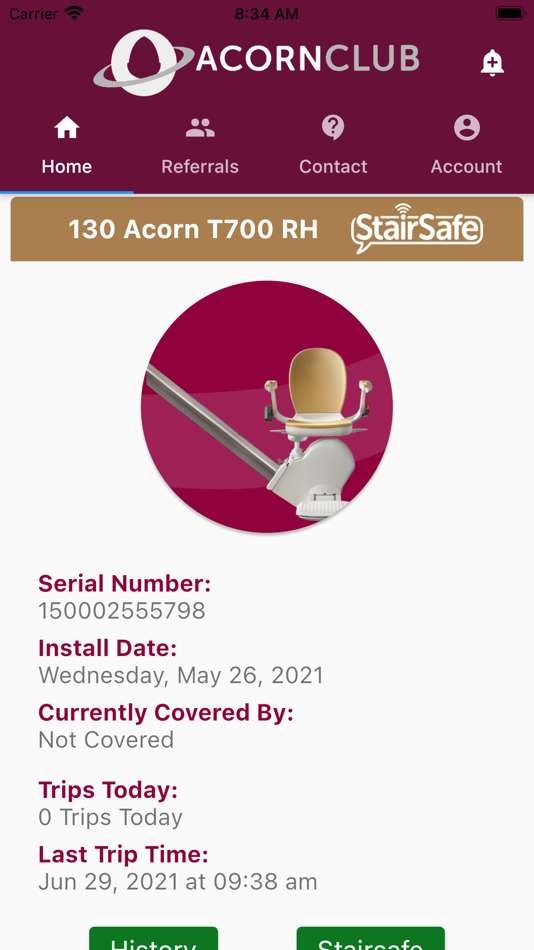 #1. Acorn Club (iOS) Podle: Acorn Stairlifts
