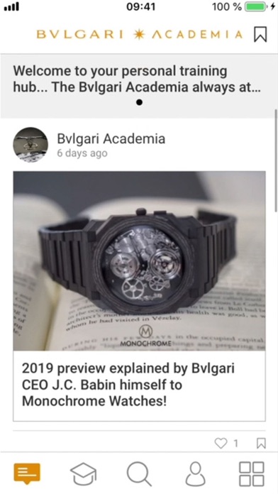 Bvlgari Academia Screenshot