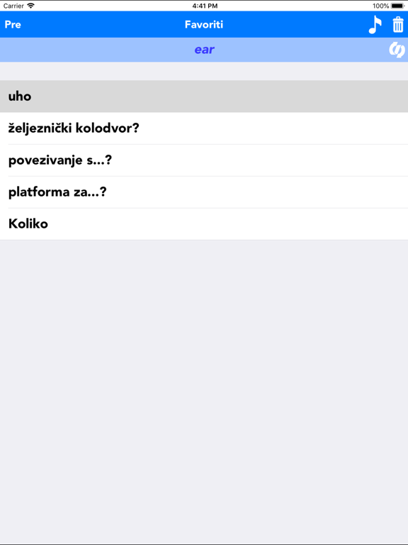 Croatian to English Translate iPad screenshot 5 - Travel app