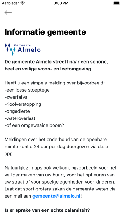 MijnGemeente App Screenshot
