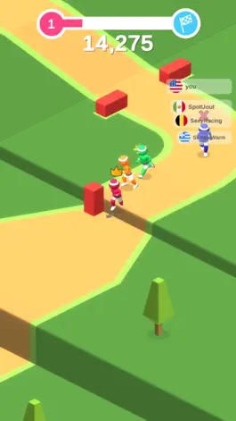 Game screenshot partyRun.io 2 apk