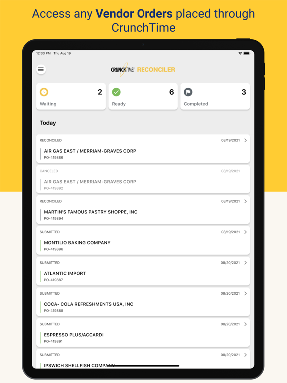 Screenshot #4 pour Crunchtime Reconciler