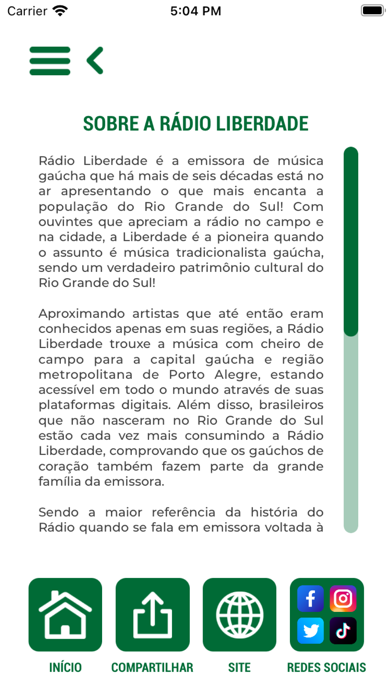 Rádio Liberdade - 83,3 FM Screenshot