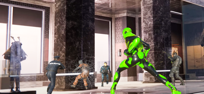 Flying Spider Crime City Games