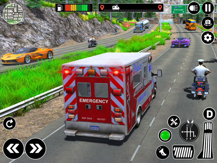 Police Ambulance Driving Games