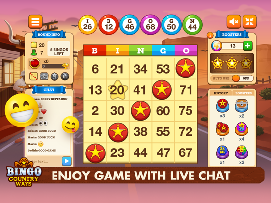 Bingo Country Ways -Bingo Live iPad app afbeelding 4