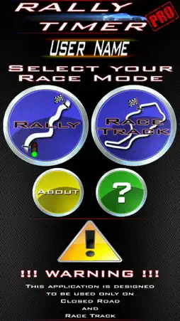 Rally Timer Pro screenshot 1