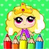 Glitter Dolls coloring book App Delete