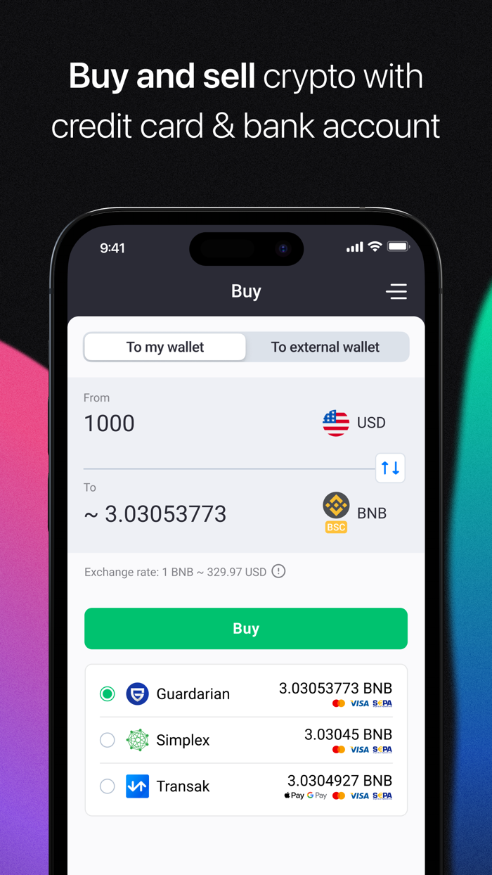NOW Wallet Buy and Swap Bitcoin