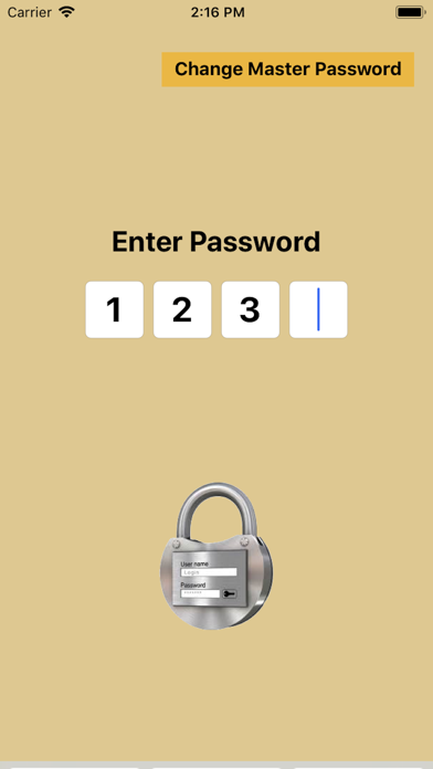 CM Password Store Screenshot