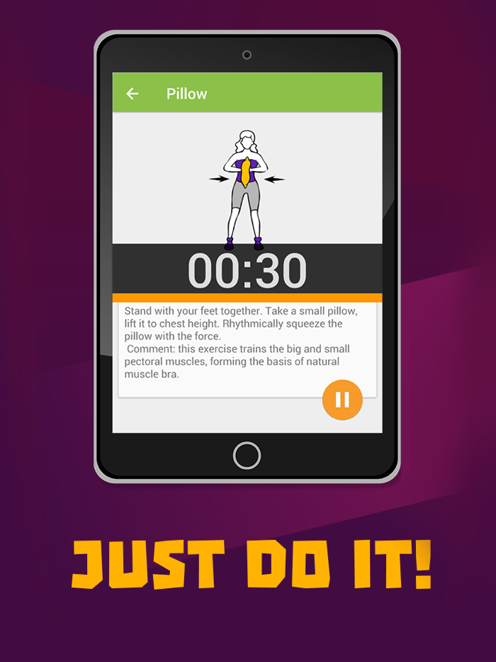 Beautiful breast workout