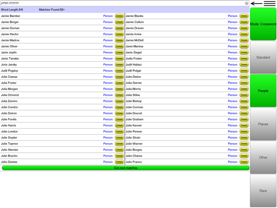 Crossword Solver + iPad screenshot 8 - Reference app