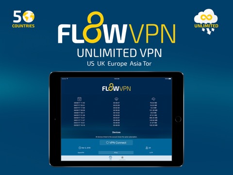 Flow VPN: Fast Secure VPNのおすすめ画像1