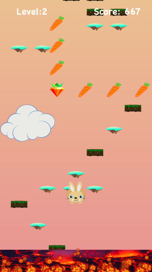 #1. Lava Floor Escape: Jumpy Bunny (iOS) 由: Appulet, Inc