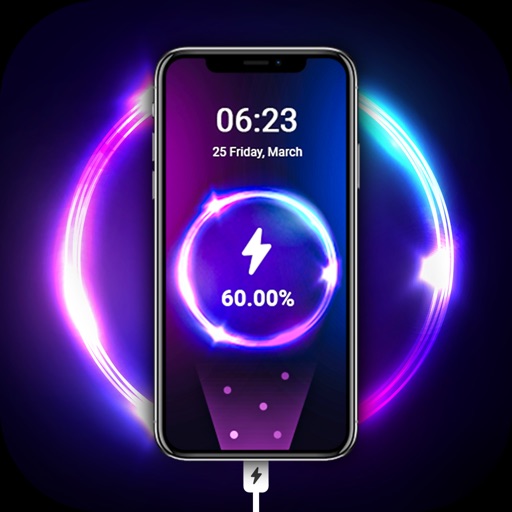 Battery Charging Animation -3D icon