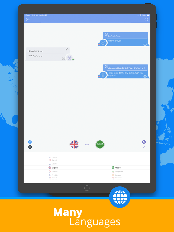 Translate Voice App Translator iPad screenshot 2 - Productivity app