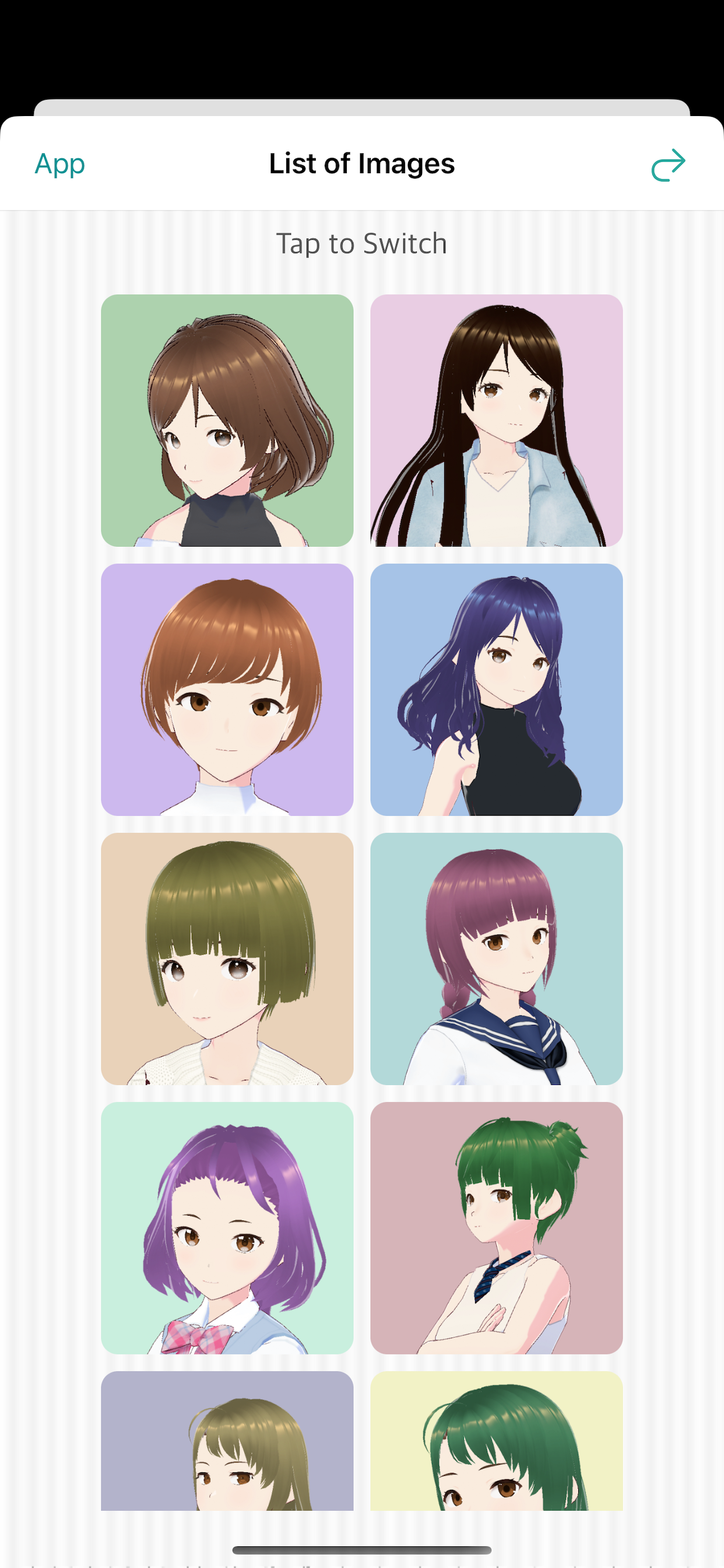 20 Girls Clock