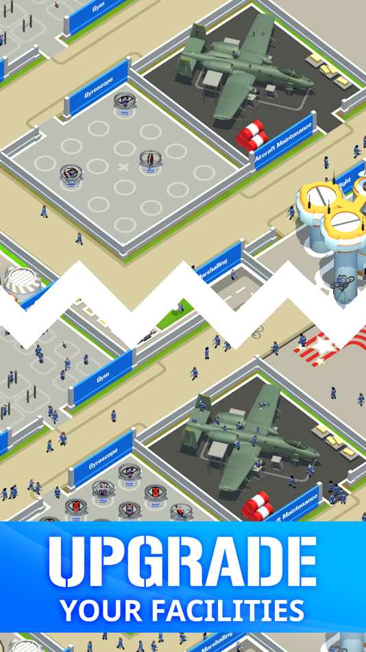 #3. Idle Air Force Base (iOS) 由: IsCool Entertainment
