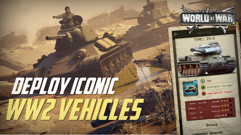 #1. World at War WW2 Strategy MMO (iOS) โดย: eRepublik Labs