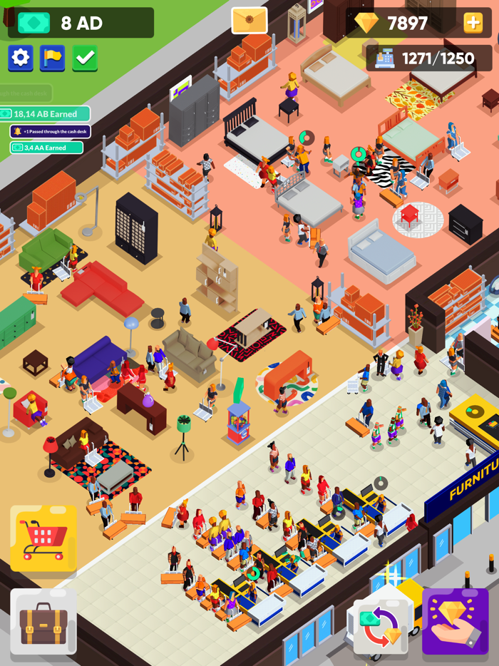 Idle Furniture Store Manager