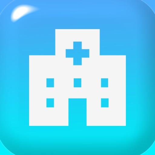 Hospital map icon