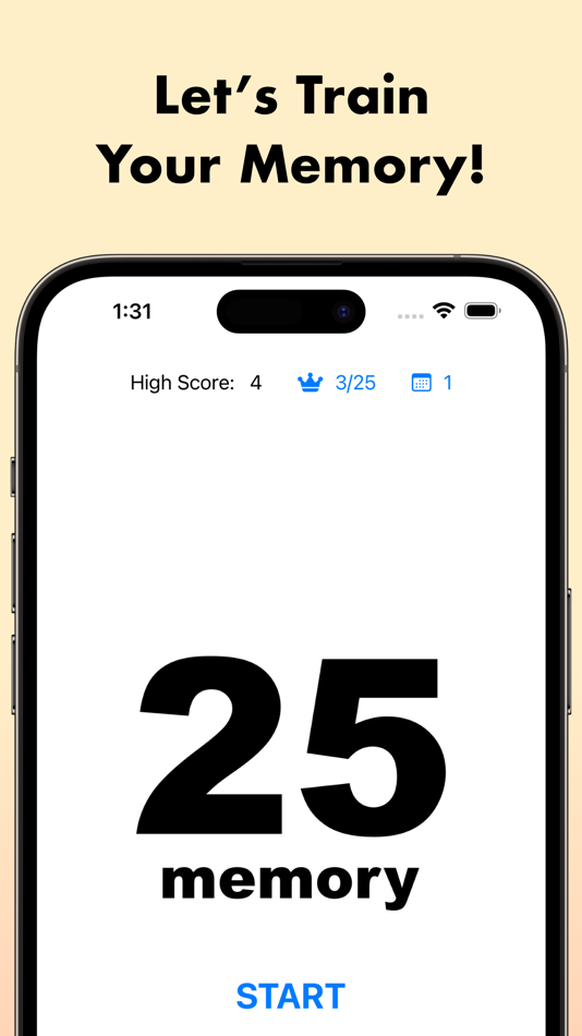 #1. Number Memory 25 (macOS) 由: T&T United Inc.