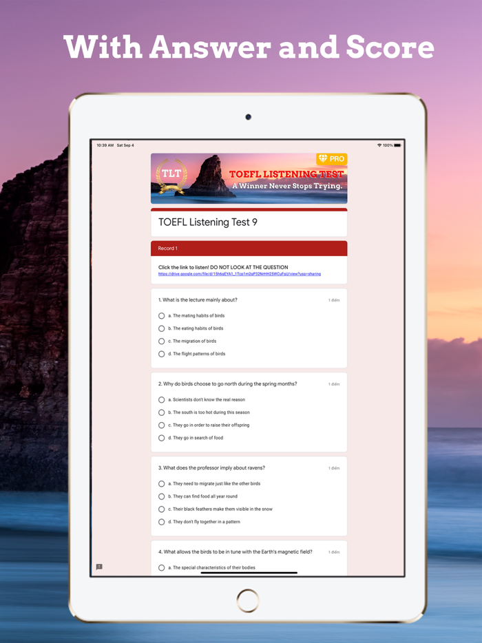 EZ Test - TOEFL® Online PRO