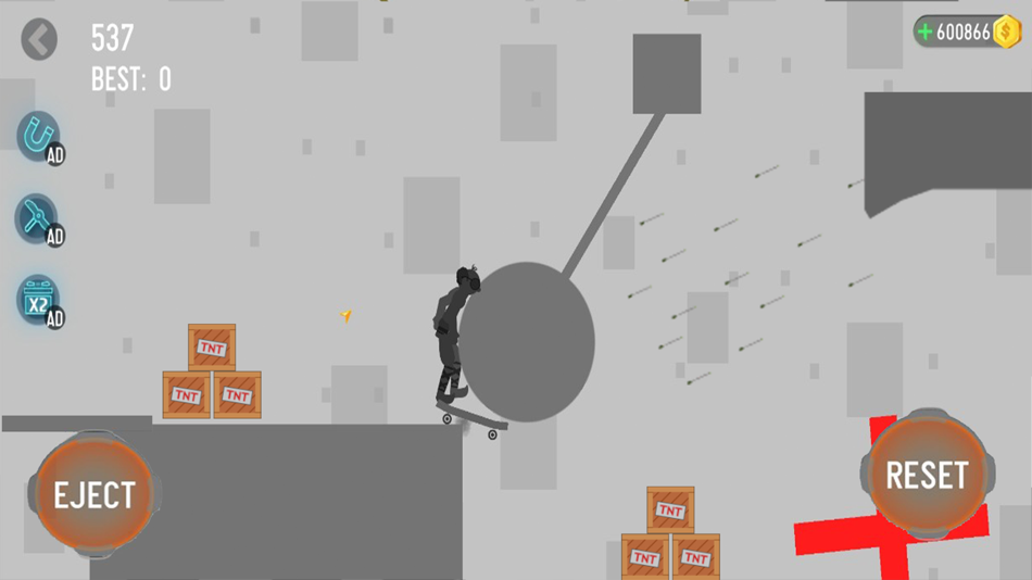 #5. Ragdoll Dismount: Bone Breaker (iOS) By: Gioi Pham