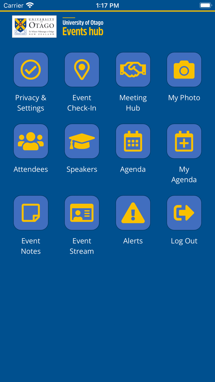 University of Otago Events App