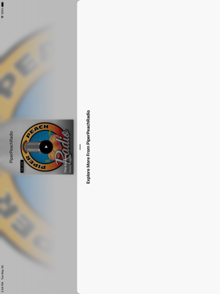 PiperPeach iPad screenshot 4 - Music app