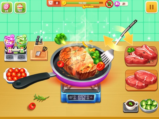 Crazy Kitchen: Cooking Gamesのおすすめ画像2