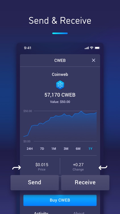 Coinweb Wallet screenshot-3